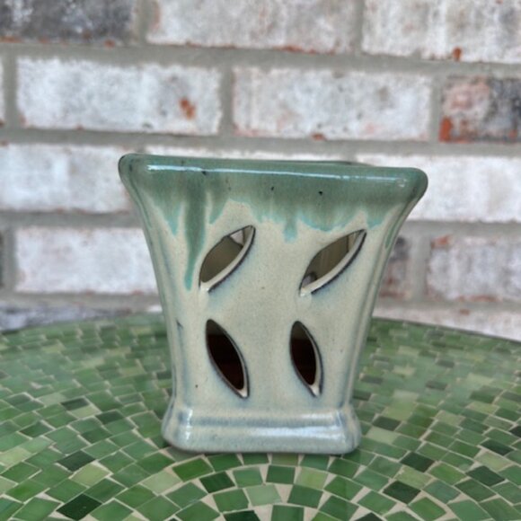 Orchid Pots Glazed Designer Style Light Green - Picture 3 of 10